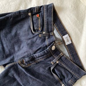 mid rise Hudson jeans dark wash